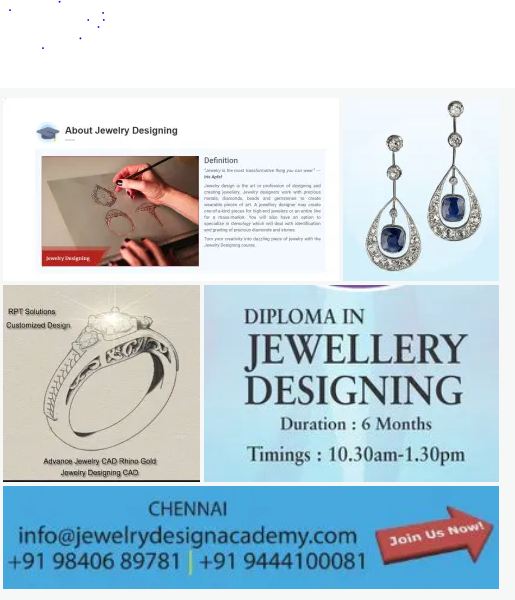 salem madurai trichy erode tiruppur jewellery 3d cad cam mould designer printing training institute courses classes jobs nellore